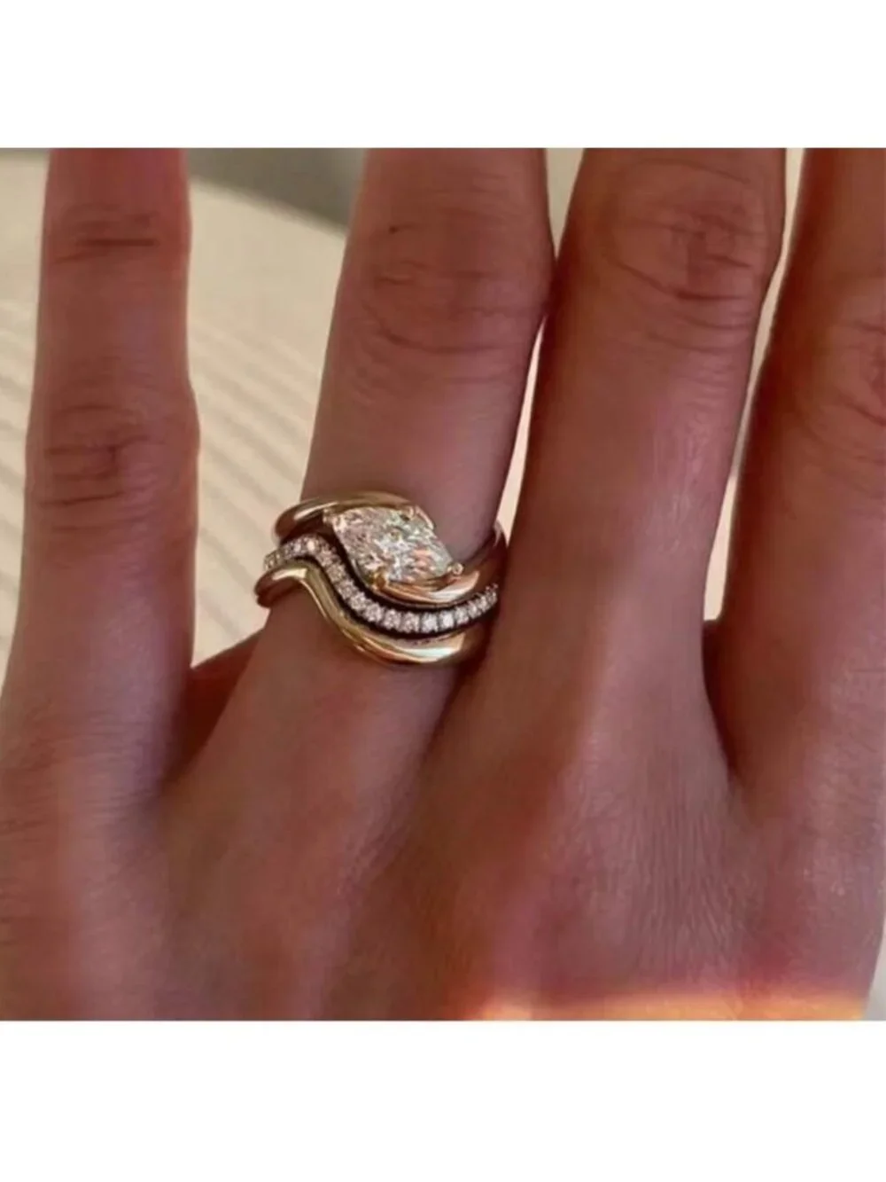 Diamond ring set Q361